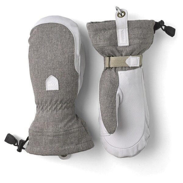 Army Leather Patrol Gauntlet Women´s Mitt - Lt Grey